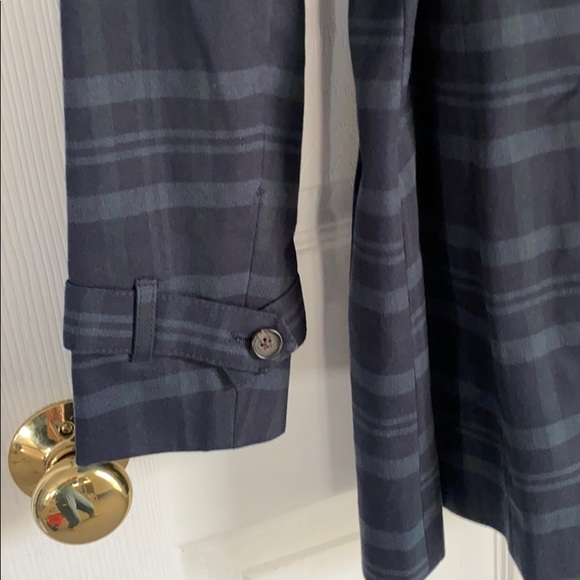 Banana Republic plaid trench coat - Picture 7 of 7